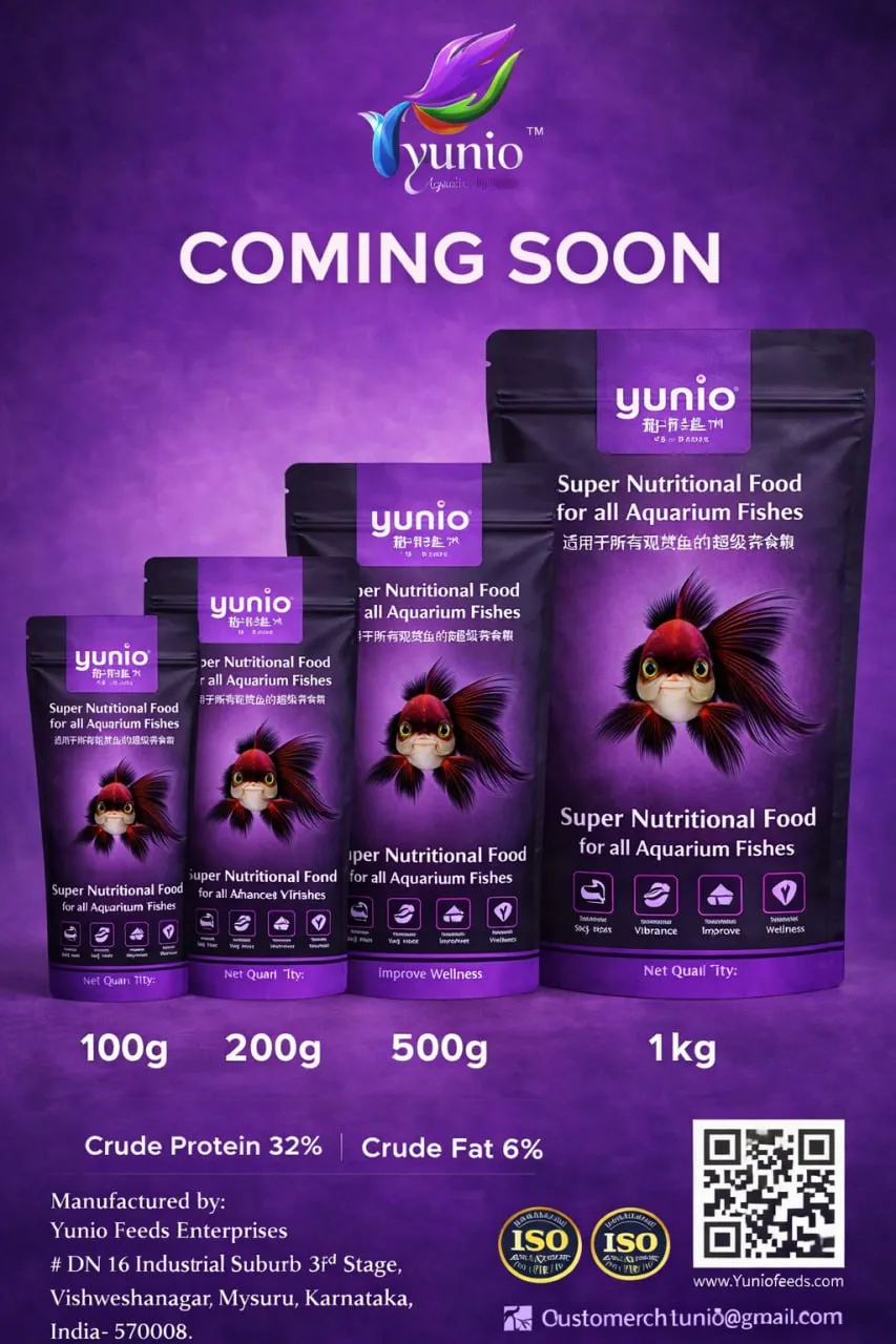 YUNIO Super Nutritional Food for all Aquarium Fishes Premium Fish Food